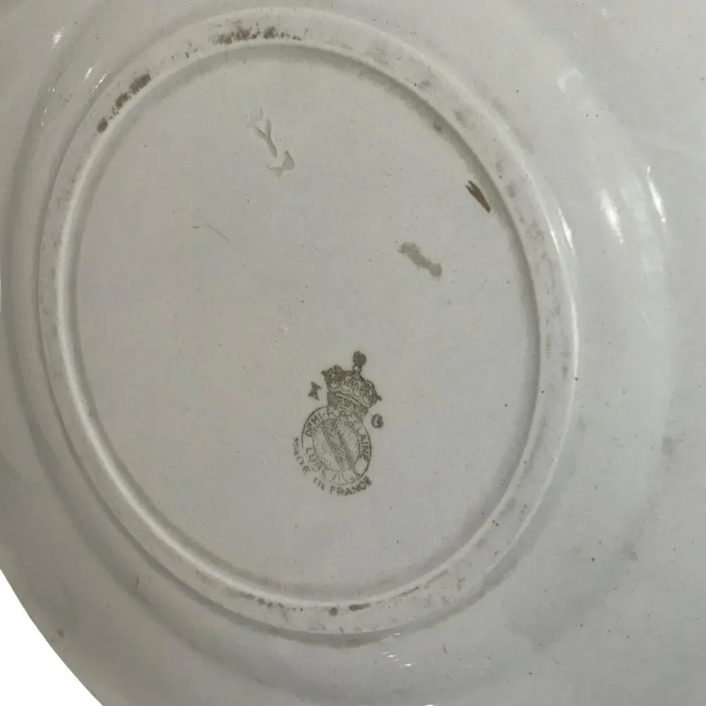 Childrens Antique Plates Made in France Whimsical